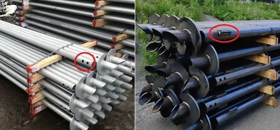 Conexión por pasador frente a oreja de arrastre